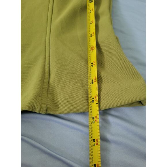 Vintage Velvet Collared Button Jacket Blazer Size 6 Green Preppy Retro Old Money - Picture 7 of 9